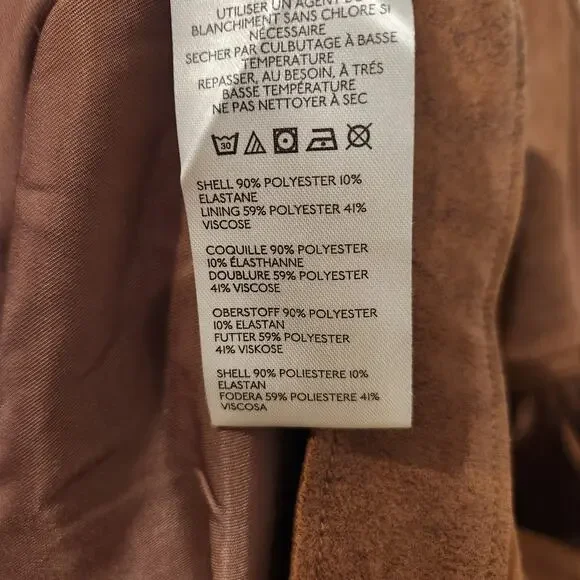 We The Free Knox Vegan leather brown fringe jacket size small - Picture 8 of 9